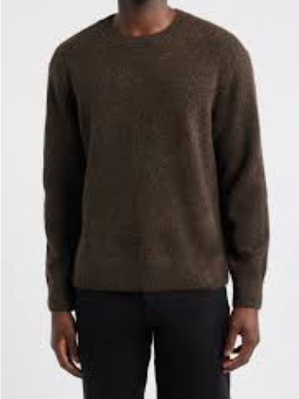 All Saints Brown Crewneck Sweater